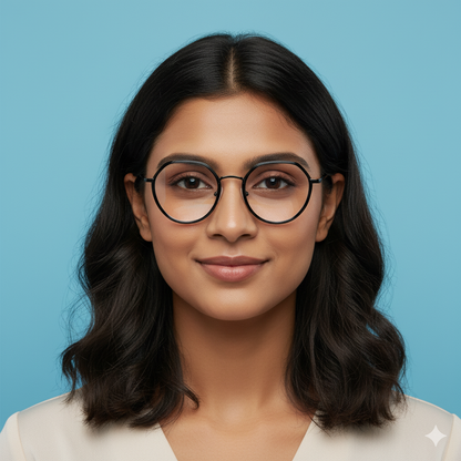 LENSPLUS+ Metal+  fiber frame for unisex .