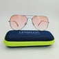 LENSPLUS+ Orange lite Rectangle Metallic Sunglass for unisex