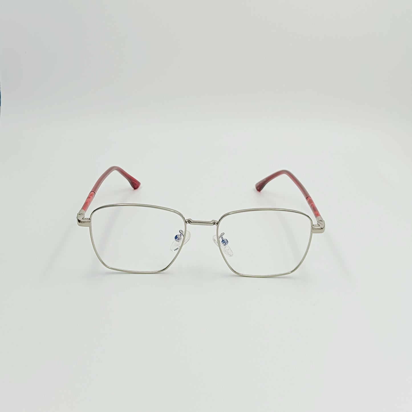 LENSPLUS+ Silver Metallic frame for unisex