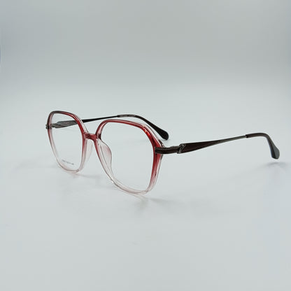 LENSPLUS+ Red fiber frame for Women