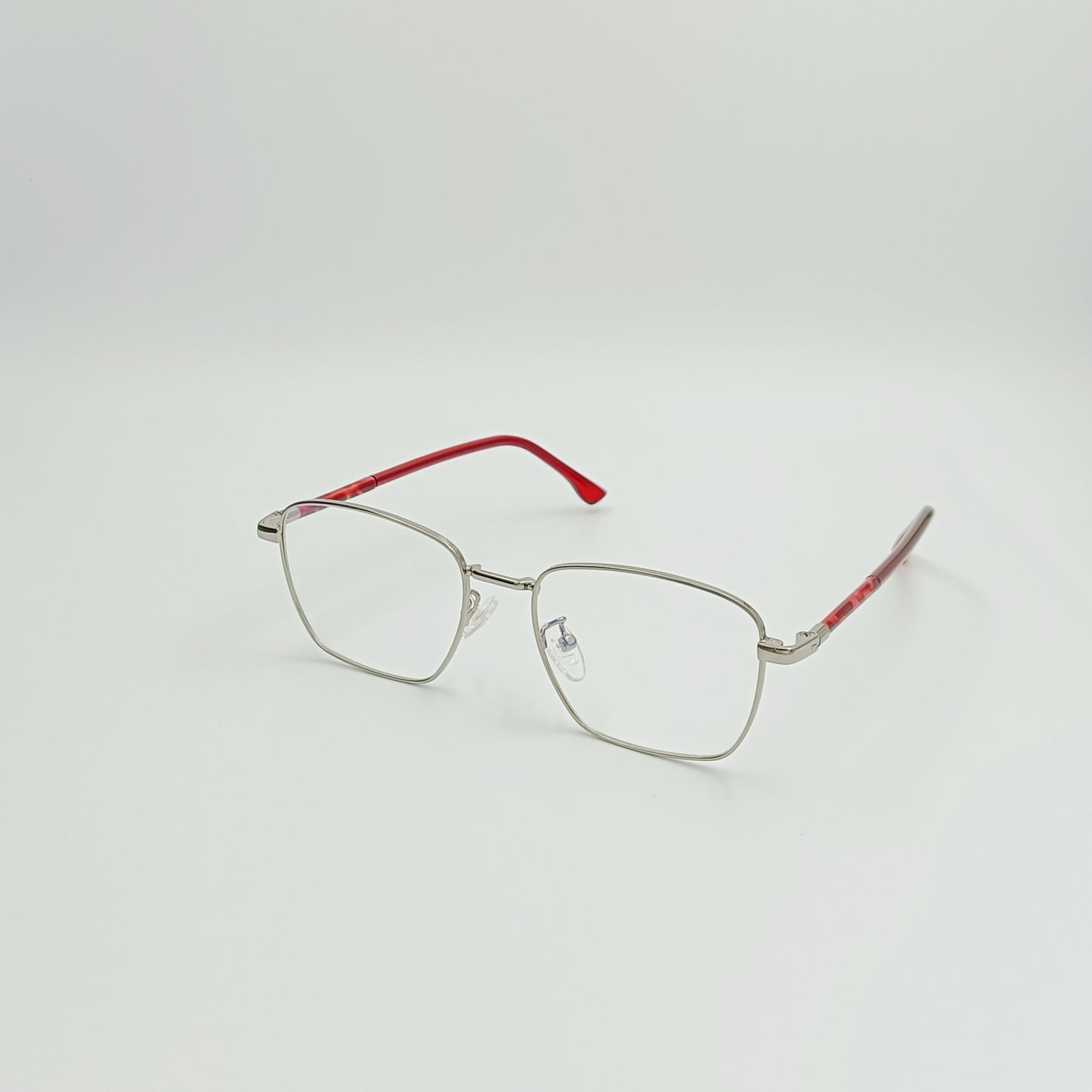 LENSPLUS+ Silver Metallic frame for unisex