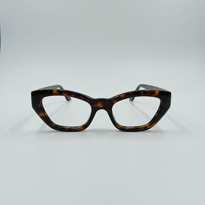 LENSPLUS+ Tiger Print Acetate fiber frame for Women
