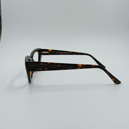 LENSPLUS+ Tiger Print Acetate fiber frame for Women