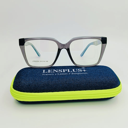 LENSPLUS+ Gray fiber frame for Women