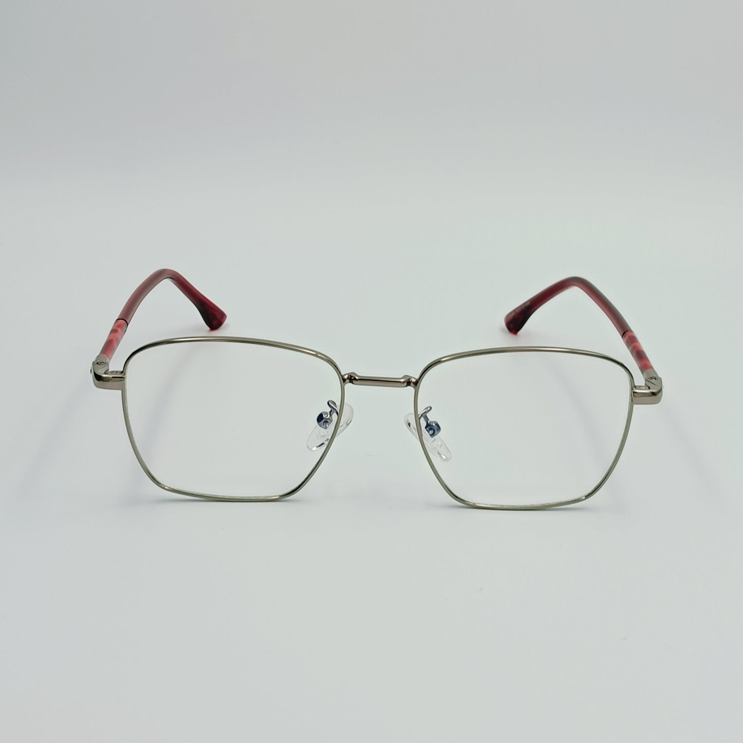 LENSPLUS+ Silver Metallic frame for unisex