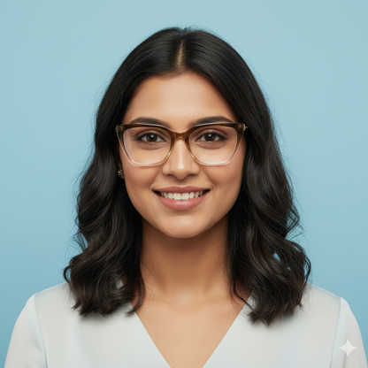 LENSPLUS+ Green fiber frame for Women