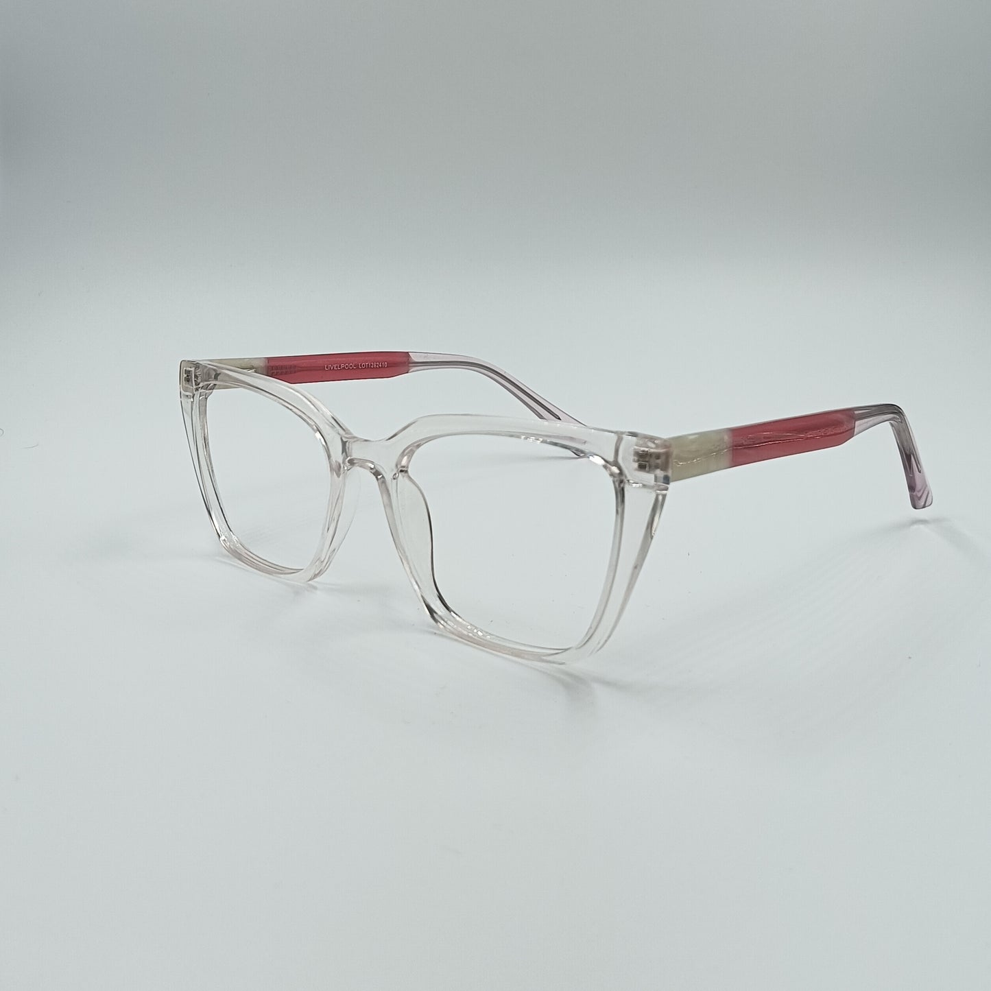 LENSPLUS+ Light Pink fiber frame for Women