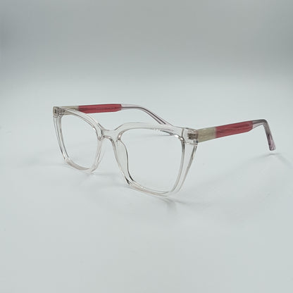 LENSPLUS+ Light Pink fiber frame for Women